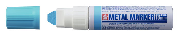 Sakura Marqueur de Métal Extra Large 10 mm Bleu Ciel Sakura Marqueur de Métal Extra Large 10 mm Bleu Ciel